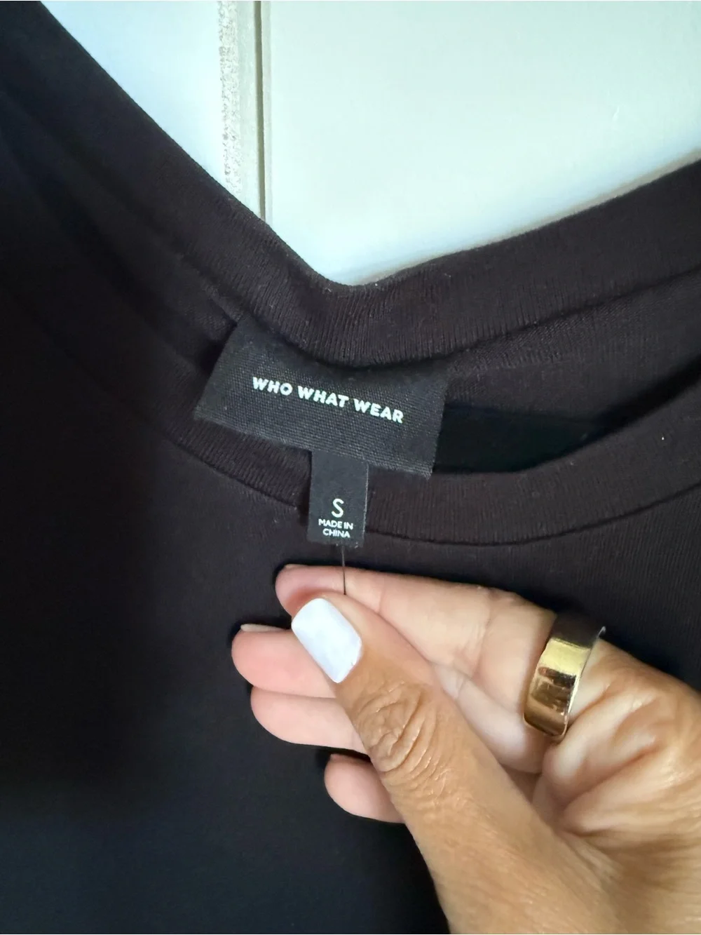 Who What Wear sleek black